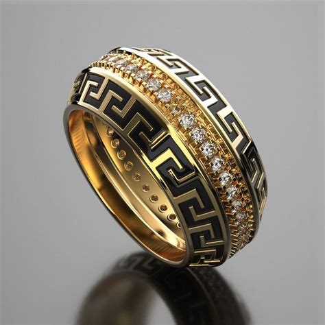 versace pendant mens|versace men's wedding rings.